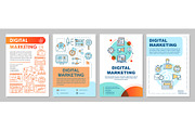 Digital marketing brochure template
