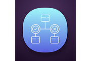 Decision diagram app icon