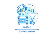 Engage concept icon