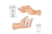 Medicines in Small Plastic Bottles