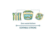 Waste management, eco concept icon