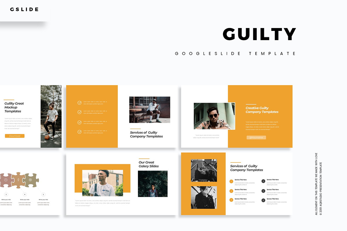 Guilty - Google Slide Template in Google Slides Templates - product preview 8