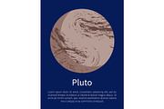 Pluto Planet Informative Poster with