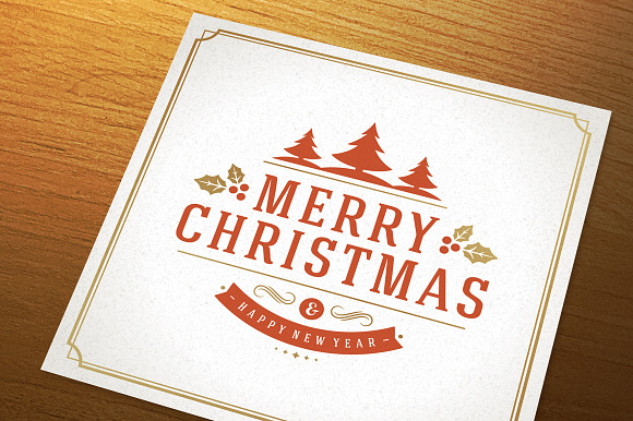 10 Christmas labels and badges in Illustrations - product preview 3