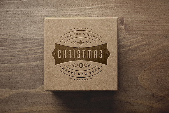 10 Christmas labels and badges in Illustrations - product preview 4