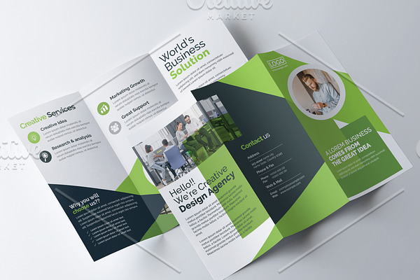 Trifold Clean Brochure Template