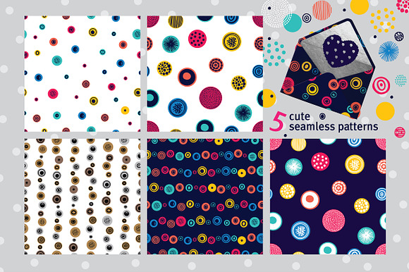 Super polka dots. in Patterns - product preview 3