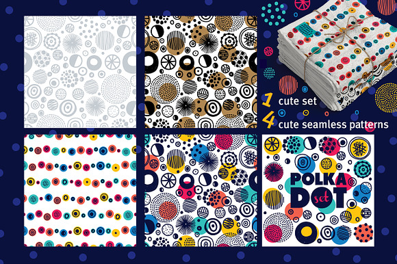 Super polka dots. in Patterns - product preview 4