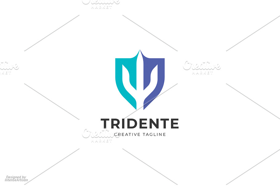 Trident Shield Logo in Logo Templates - product preview 8