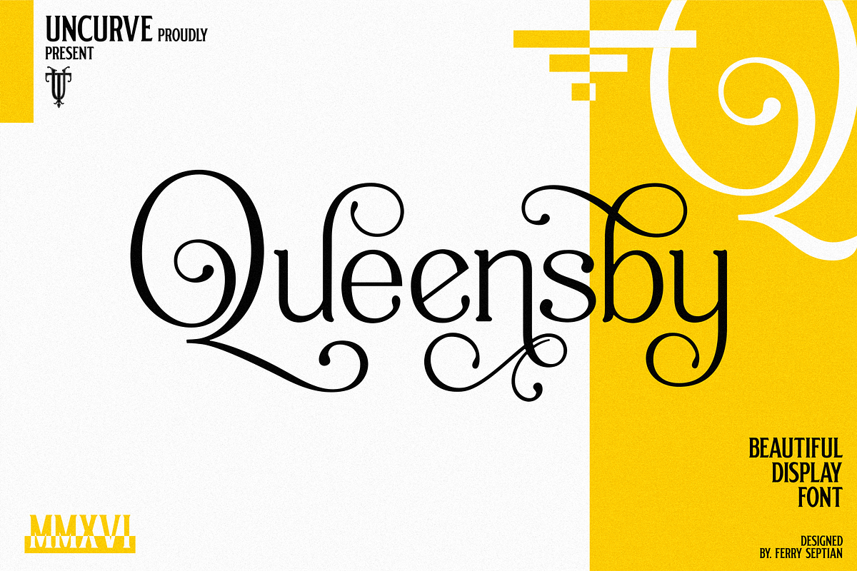 Queensby in Display Fonts - product preview 8