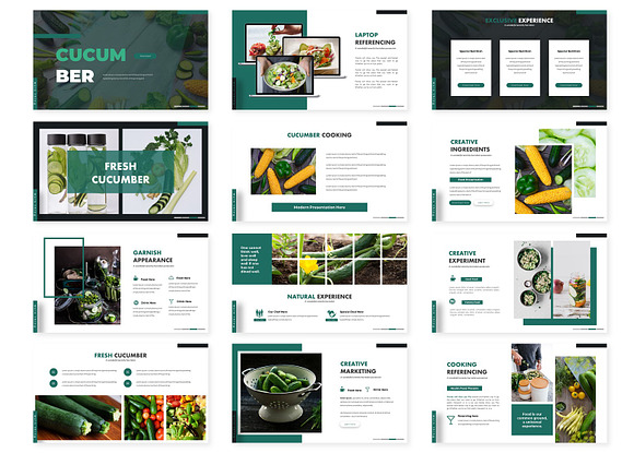 Cucumber - Google Slide Template in Google Slides Templates - product preview 1