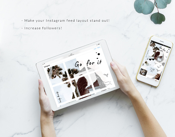 CANVA | Instagram PUZZLE - Modern in Instagram Templates - product preview 2
