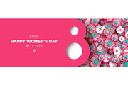 Women Day greeting card