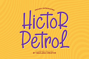 Hictor Petrol - Handwritten Sans