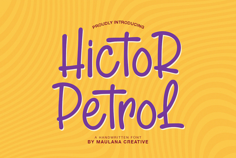 Hictor Petrol - Handwritten Sans in Sans-Serif Fonts - product preview 8