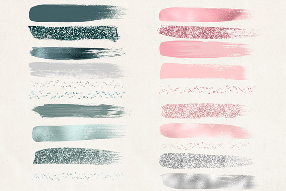 Dreamy Brush Strokes Clipart in Objects - product preview 3