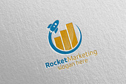 Rocket Marketing Financial Logo 46