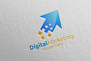 Digital Marketing Financial Logo 51