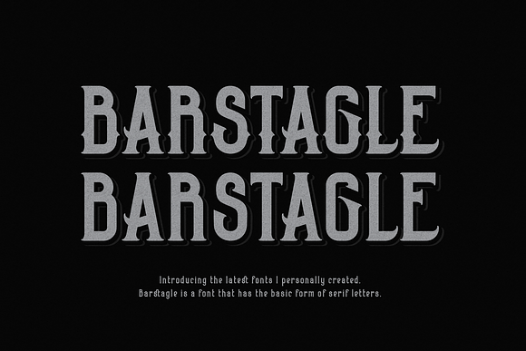 Barstagle in Serif Fonts - product preview 8