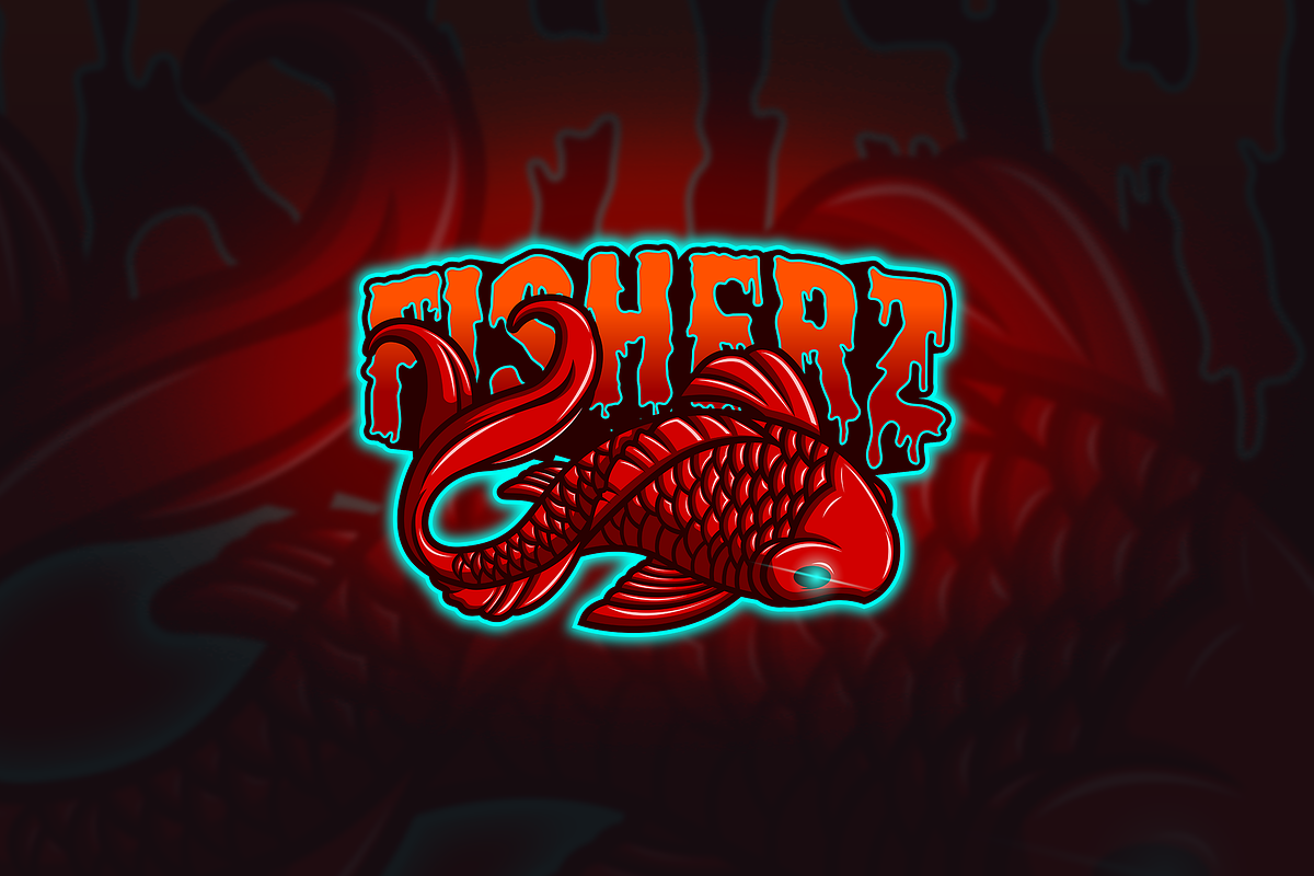 FIsh - Mascot & Esport Logo in Logo Templates - product preview 8