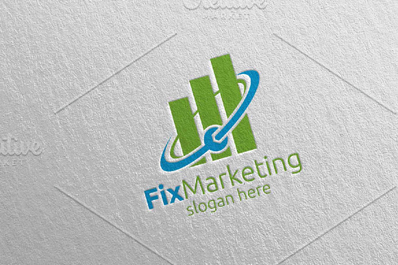 Fix Marketing Financial Logo 56 in Logo Templates - product preview 1