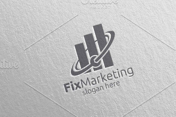 Fix Marketing Financial Logo 56 in Logo Templates - product preview 4