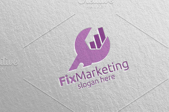 Fix Marketing Financial Logo 57 in Logo Templates - product preview 2