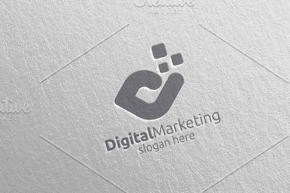 Digital Marketing Financial Logo 53 in Logo Templates - product preview 4