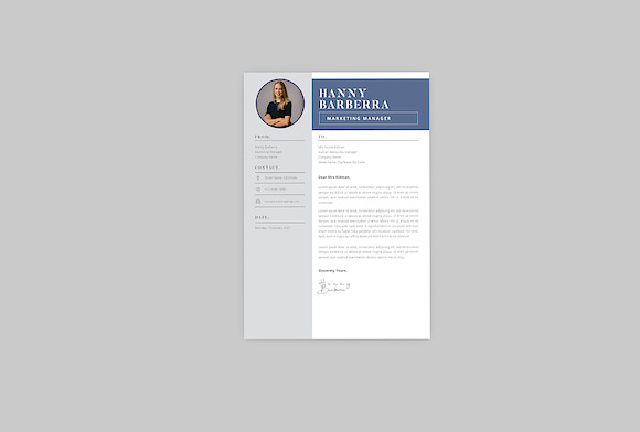 Hanny Marketing Resume Designer in Resume Templates - product preview 2