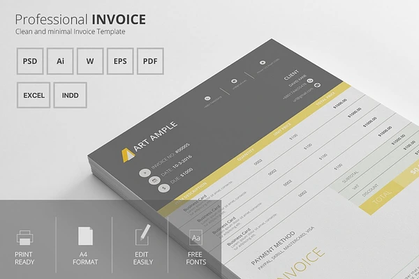 Invoice template word