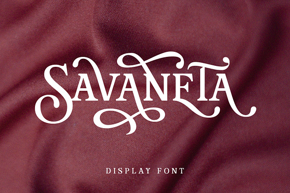 Savaneta in Serif Fonts - product preview 1