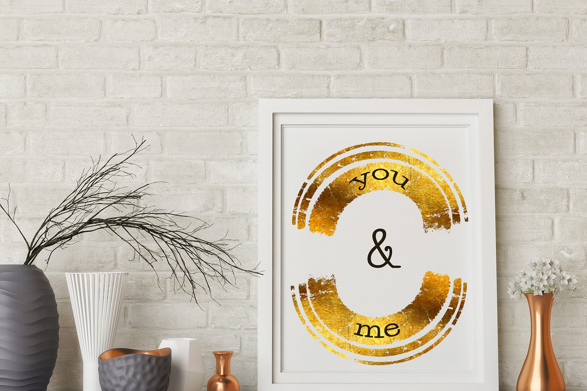 Gold Glitter Strokes clipart, 28 PNG in Objects - product preview 8