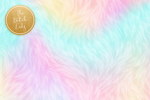 Unicorn Fur Texture Backgrounds in Textures - product preview 3