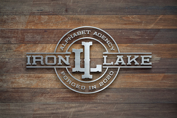 IRON LAKE FONT DUO in Slab Serif Fonts - product preview 2