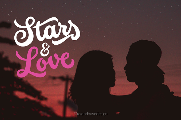 Stars & Love in Script Fonts - product preview 4