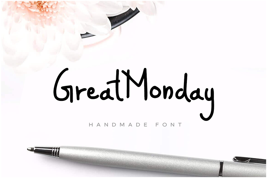GreatMonday - Fresh Handmade Font