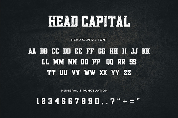 Head Capital Slab Serif in Slab Serif Fonts - product preview 4