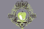 Grunge Skull Print #2