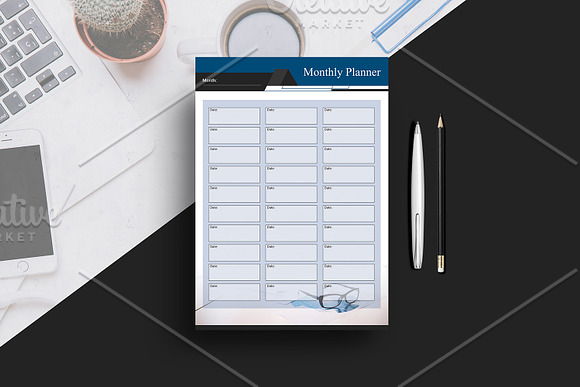 Printable Planner V15 in Stationery Templates - product preview 1