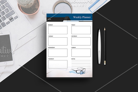Printable Planner V15 in Stationery Templates - product preview 2