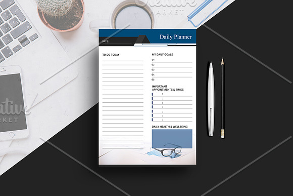Printable Planner V15 in Stationery Templates - product preview 3