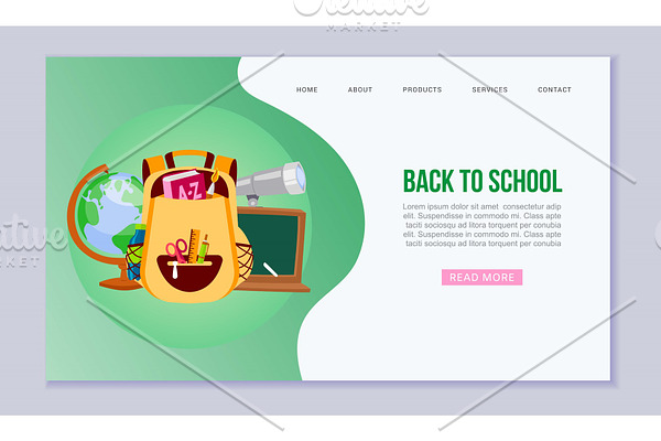Back to school and education vector