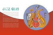 Jazz band and blues club, Jazz music