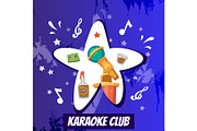 Karaoke club and musical party