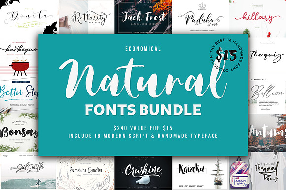 Natural & Script Fonts Bundle. in Script Fonts - product preview 15