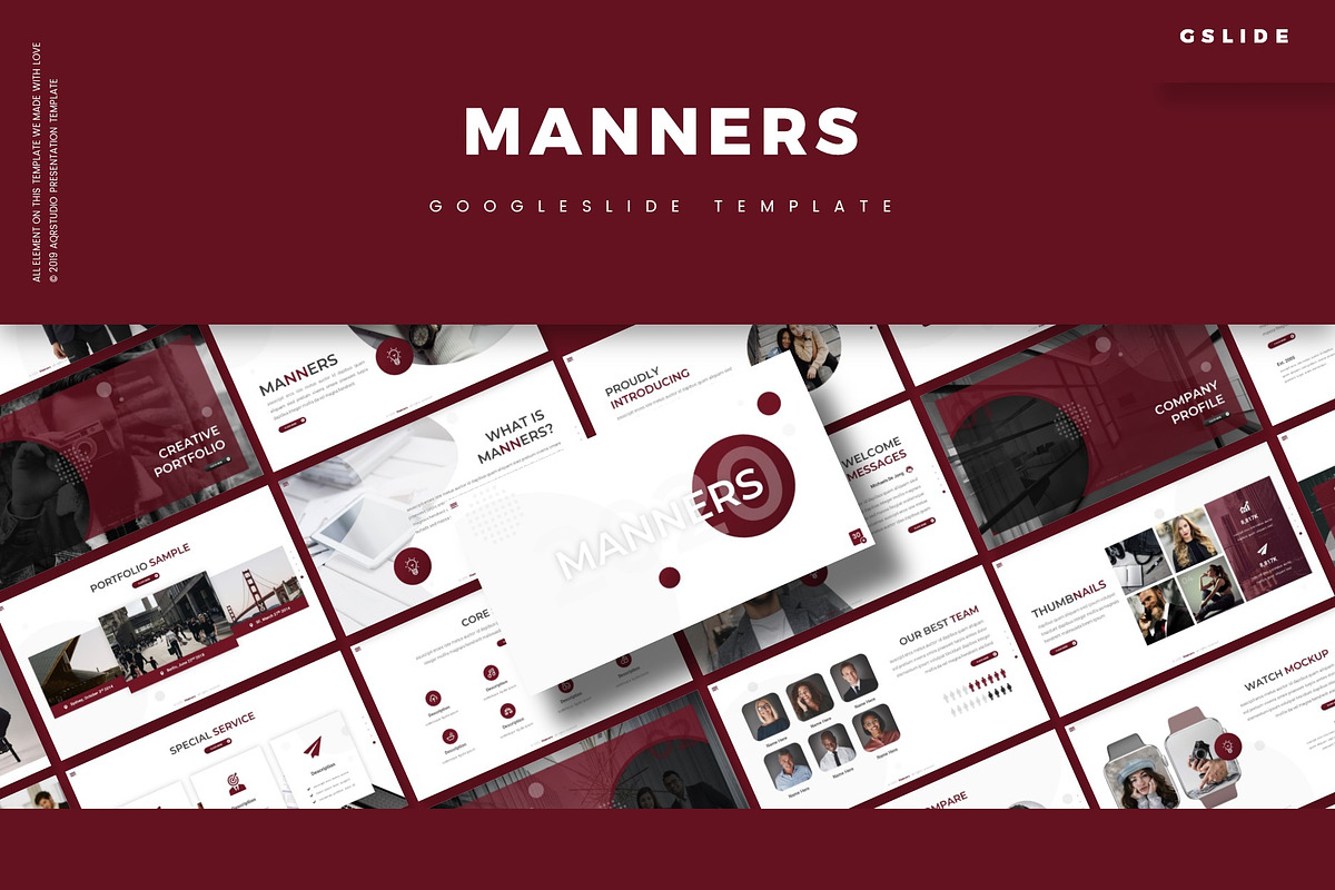 Manners - Google Slide Template in Google Slides Templates - product preview 8