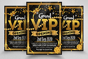 Vip Grand Opening Party Flyer