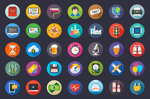 Luchesa. 216 Flat Icons in Flat Icons - product preview 3