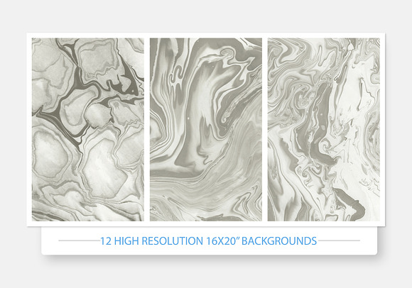 Suminagashi Marbled Backgrounds in Textures - product preview 3