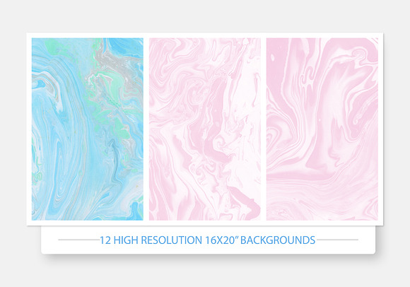 Suminagashi Marbled Backgrounds in Textures - product preview 4